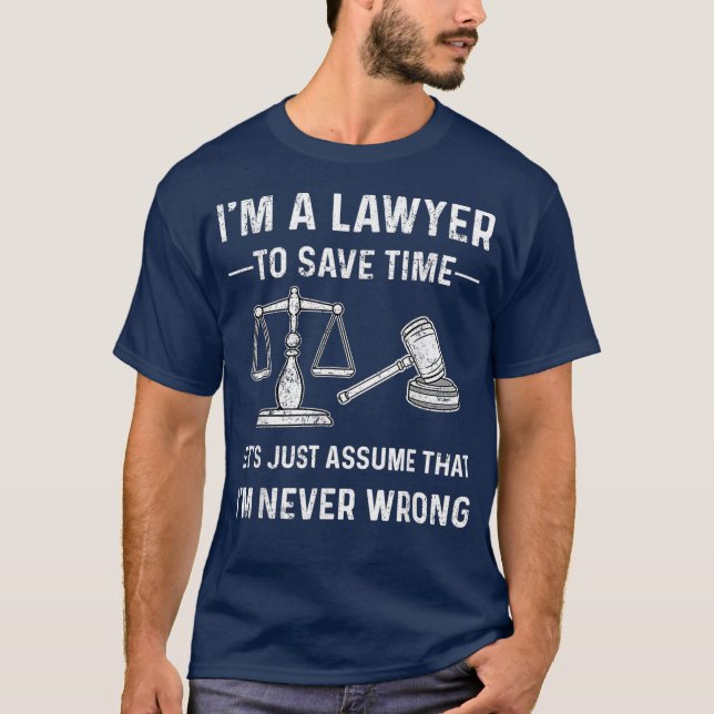 T-shirt Don de l'étudiant de l'école de droit avocat (Devant)