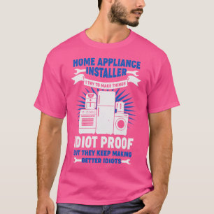 T-shirt Don de l'installateur de matériel domestique amusa