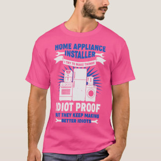 T-shirt Don de l'installateur de matériel domestique amusa
