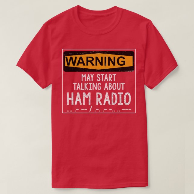 T-shirt Don de l'opérateur radio de jambon drôle (Design devant)
