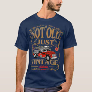 T-shirt Don De Pompier Retraité Pour Un Vieux Feu De Pomp