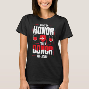 T-shirt Don de sang Héros du donneur de sang