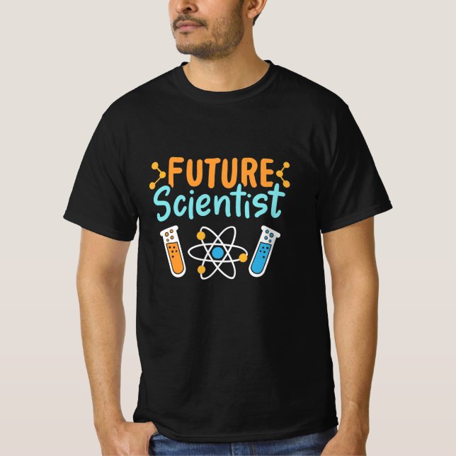 T-shirt Don de scientifique | Futur scientifique (Devant)