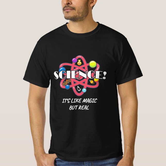 T-shirt Don de scientifique | La Chimie La Science Est Com (Devant)