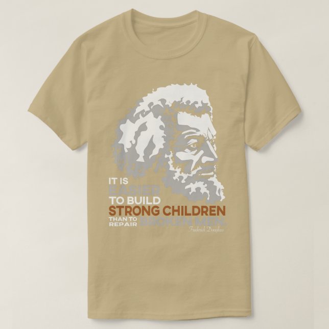 T-shirt Don de soumission Frederick Douglass Pride pour Bl (Design devant)