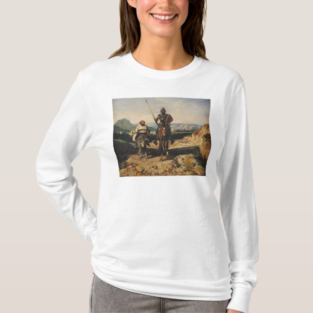 T-shirt Don don Quichotte et Sancho (Devant)