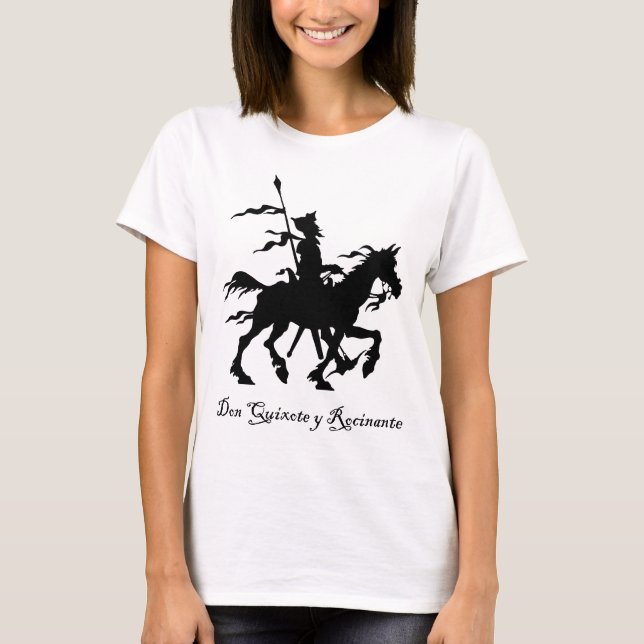 T-shirt Don don Quichotte monte encore (Devant)