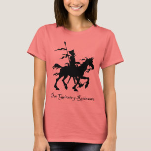 T-shirt Don don Quichotte y Rocinante
