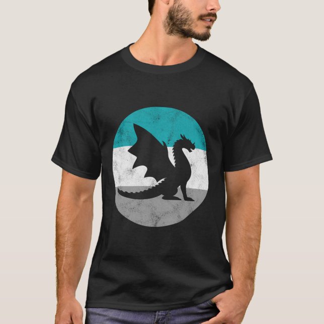T-shirt Don Dragon Retro Pour Hommes Ou Garçons (Devant)