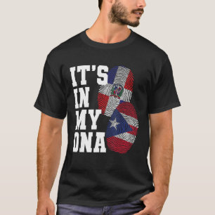 T-shirt Don Du Drapeau Dominicain Et Portoricain Du Patrim