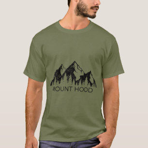 T-shirt Don du Mt    HoodMount Hood Forêt nationale Orego