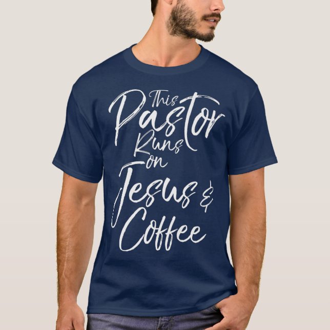 T-shirt Don du pasteur de l'église dire que ce pasteur tou (Devant)
