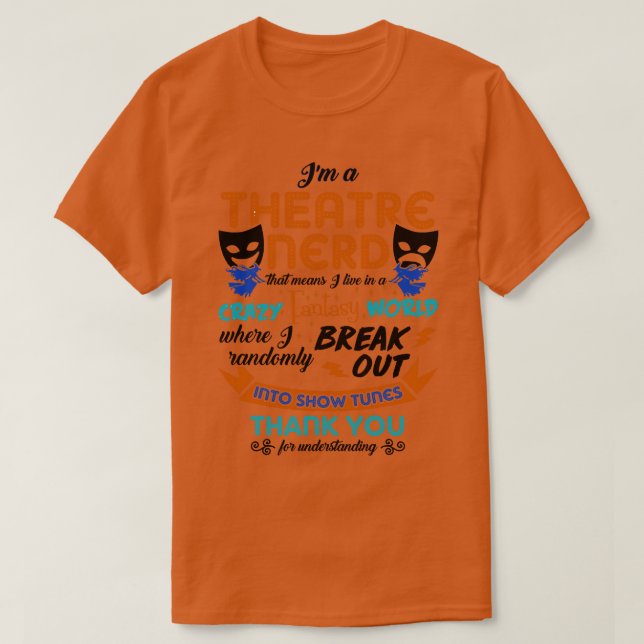 T-shirt Don du théâtre Lover (Design devant)
