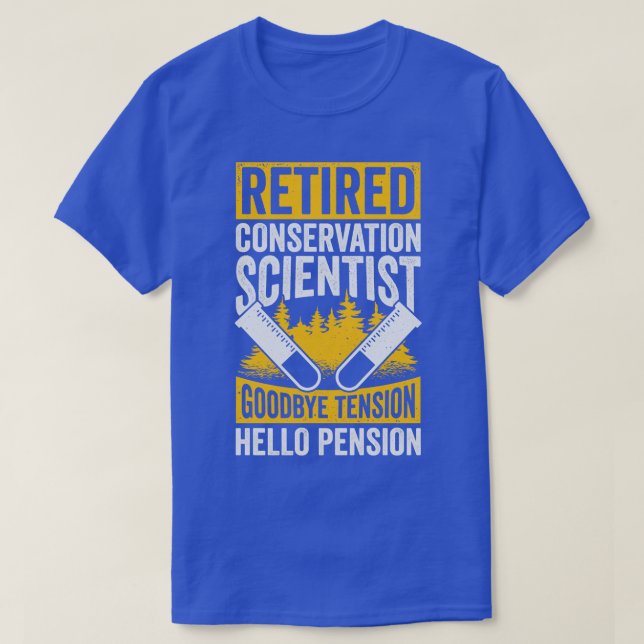 T-shirt Don d'un scientifique De l'environnement de conser (Design devant)