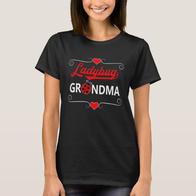 T-shirt Don Ladybug Grandma (Devant)
