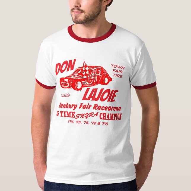 T-shirt Don Lajoie DANBURY Racearena juste R&W 1-Sided (Devant)