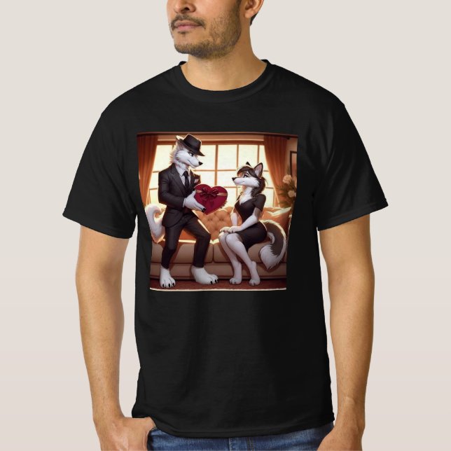 T-shirt Don Lupo Canino "Valentines" (Devant)