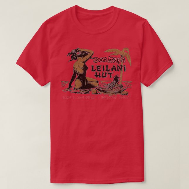 T-shirt Don Mays Leilani Hut (Design devant)