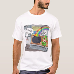 T-shirt Don ou carte de la Saint-Patrick - Leprechaun