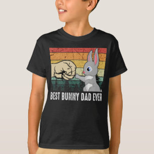 T-shirt Don Papa  Vintage meilleur papa de Bunny