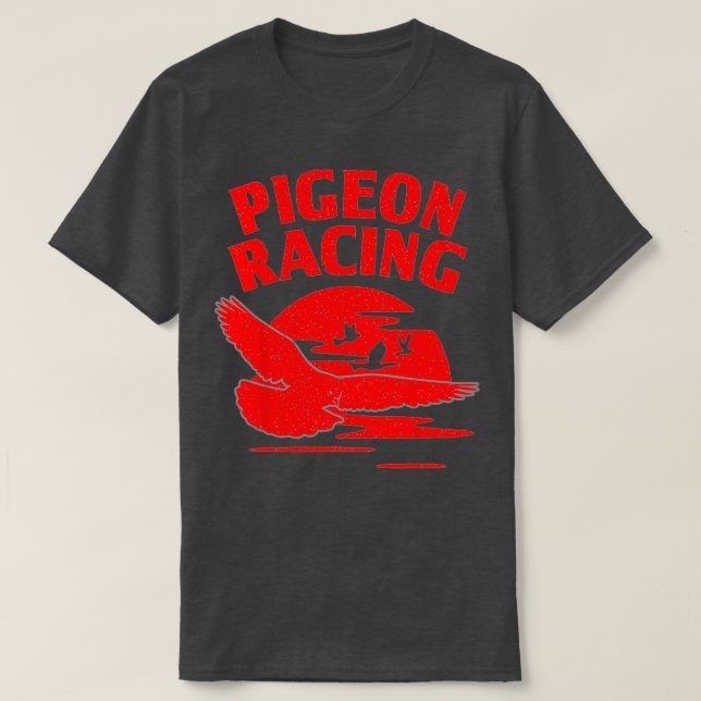 T-shirt Don Pigeon Pour Les Amateurs D'Oiseaux Cool Racing (Design devant)