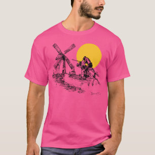 T-shirt Don Quixote Vs Windmill Au Soleil