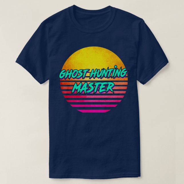 T-shirt Don Retro Ghost Hunter (Design devant)