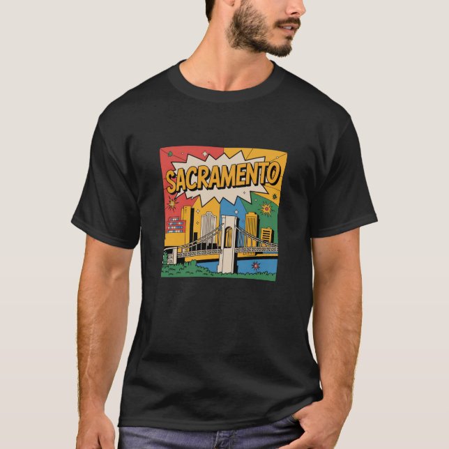 T-shirt Don Sacramento California (Devant)