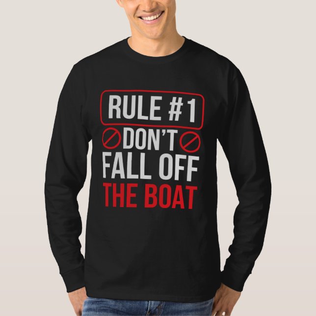 T-shirt Don t Fall Off The Boat  Cruise Ship Cruising Wate (Devant)
