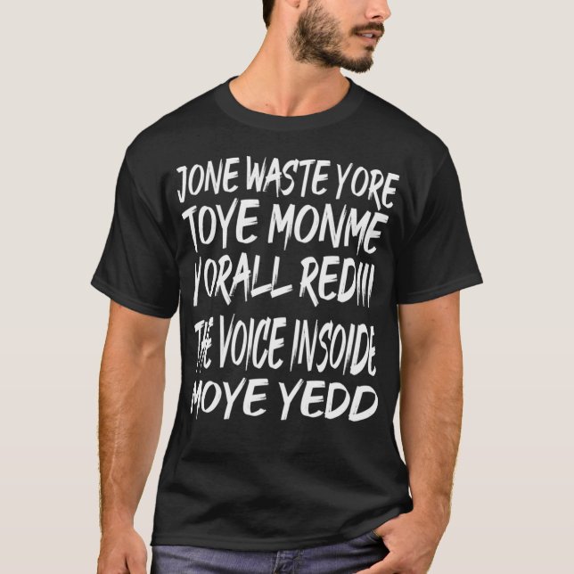 T-shirt Don_T Perd Votre Temps Sur Moi1 (Devant)