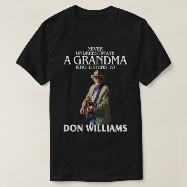 T-shirt Don Williams Country Artist rend hommage au succès (Design devant)