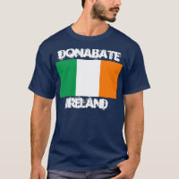 Donabate, Irlande avec drapeau irlandais