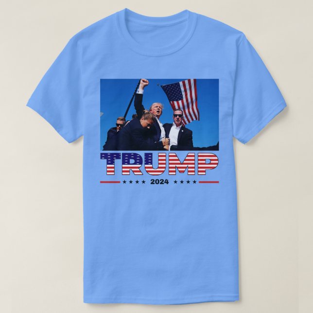 T-shirt Donald 2024 A Survécu À Une Balade Électorale (Design devant)