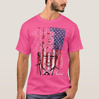 T-shirt Donald J Trump Président 45 46 47
