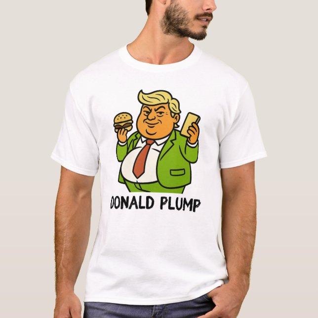 T-shirt Donald Plump - Drôle parodie (Devant)
