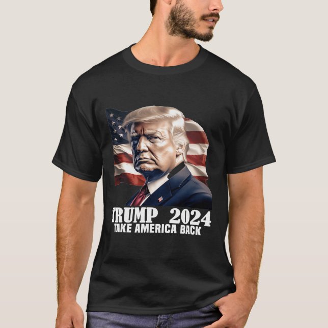 T-shirt Donald Trump 2024 (Devant)