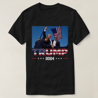 T-shirt Donald Trump 2024 A Survécu À Une Balade Électoral