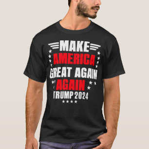 T-shirt Donald Trump 2024 - Campagne présidentielle améric