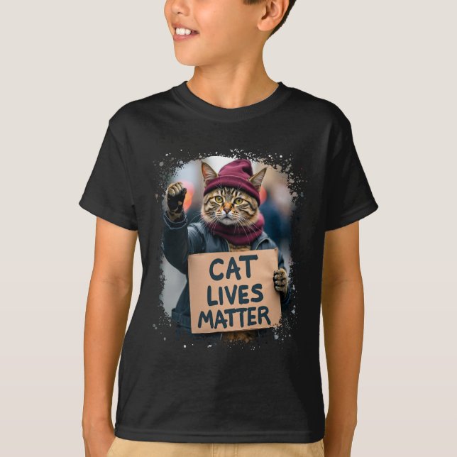 T-shirt Donald Trump 2024 Chats (Devant)