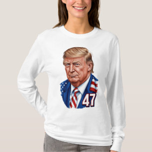 T-shirt Donald Trump 2024 Lauréat du 47e anniversaire de l