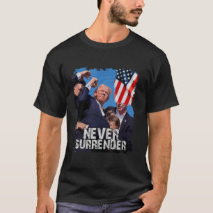 T-shirt Donald Trump 2024 lutte contre l'élection du drape