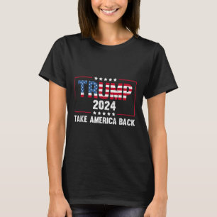 T-shirt Donald Trump 2024 Reprendre l'Amérique Vintage rét