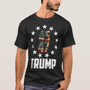 T-shirt Donald Trump 2024 Reprendre le drapeau américain à