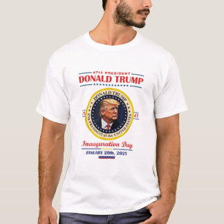 T-shirt Donald Trump 2025 Jour de l'investiture présidenti
