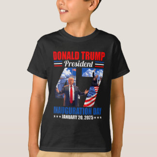 T-shirt Donald Trump 47e Jour de l'investiture Janua