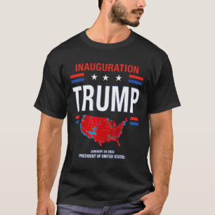 T-shirt Donald Trump 47e président 2025 Inauguration États
