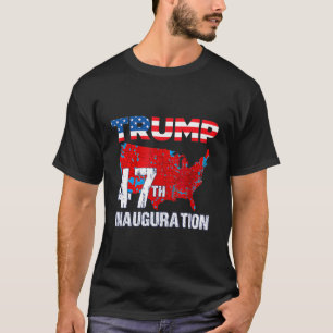 T-shirt Donald Trump 47e président 2025 Inauguration États