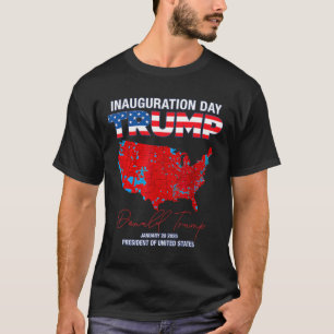 T-shirt Donald Trump 47e président 2025 Inauguration États
