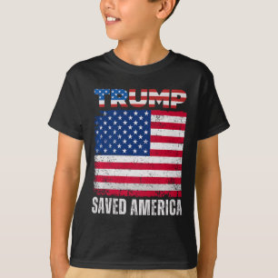 T-shirt Donald Trump a sauvé l'Amérique lors de la 47e Ina