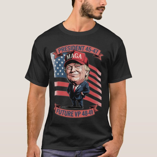 T-shirt Donald Trump Bobble Head Future VP (Devant)